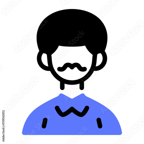 This Father icon is suitable for Father's Day, Family bonding, etc