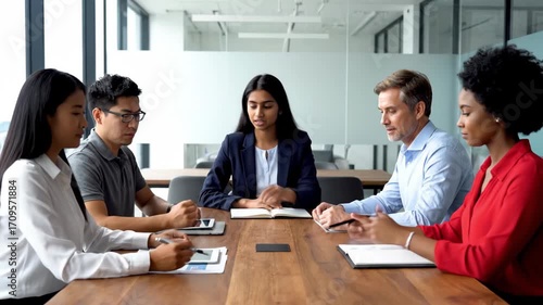 business people in a meeting