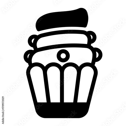 This Cupcake icon is suitable for Father's Day, Family bonding, etc