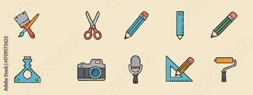 Icon set creative tools