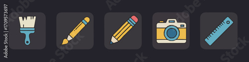 Icon set creative tools