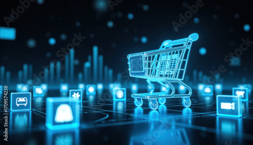 Digital Shopping Cart Concept