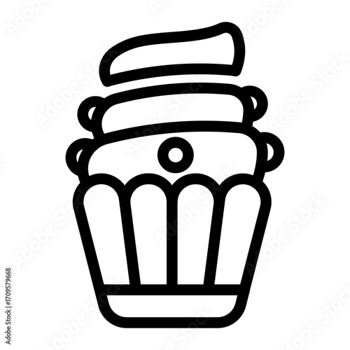 This Cupcake icon is suitable for Father's Day, Family bonding, etc