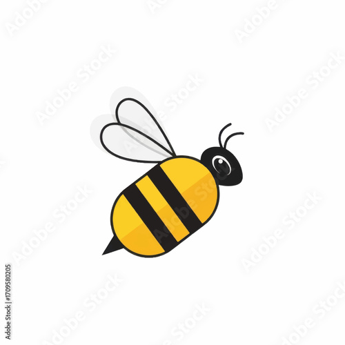Cartoon Bumblebee Illustration.
