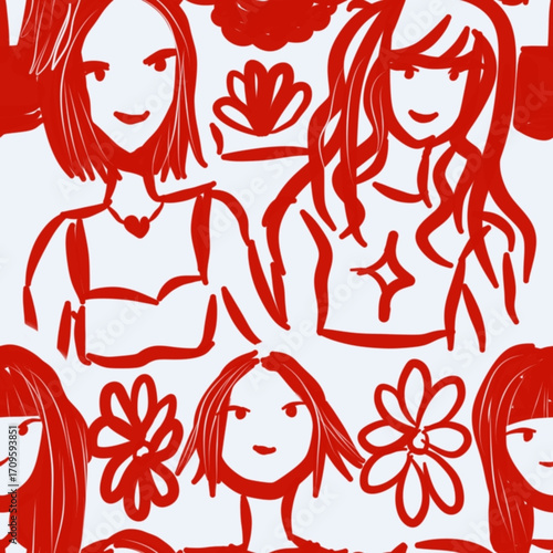 girl with red hair