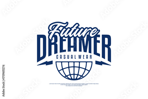 future dreamer streetwear urban modern template vector