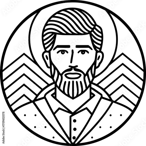 vector illustration of a warrior
