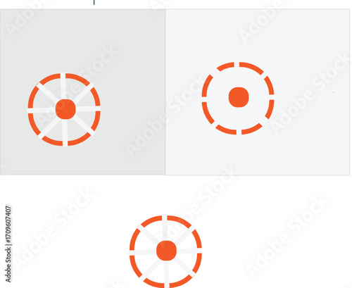 vector illustration of a target icon