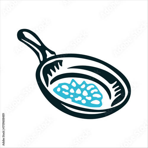 Discovery Day YK Gold pan with nugget shapes Yukon heritage in metallic bronze