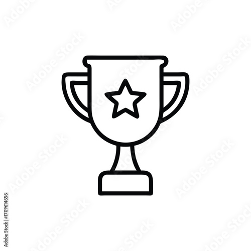 Award Medal Icon, Trophy Cup Icon, Bonus Cash Icon, Ribbon Badge Icon, Achievement Star Icon