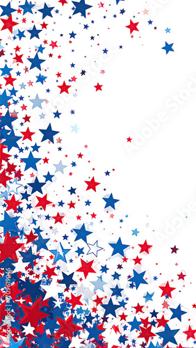 Patriotic confetti design