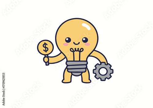 Innovation and Finance Vector Icon