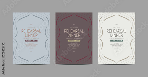 Rehearsal Dinner Invitation Template