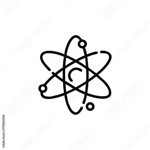 Science Lab Icon, Microscope Icon, Atomic Structure Icon, DNA Helix Icon, Chemistry Flask Icon