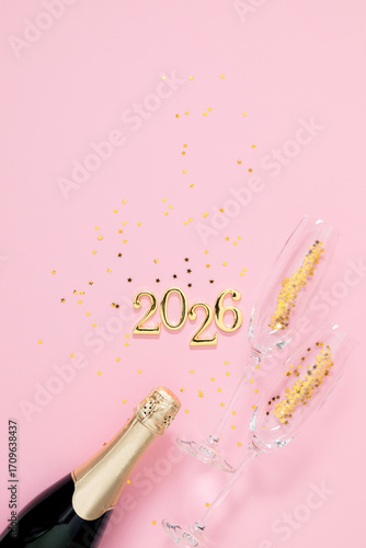 Canvas Print Vertical celebration background
