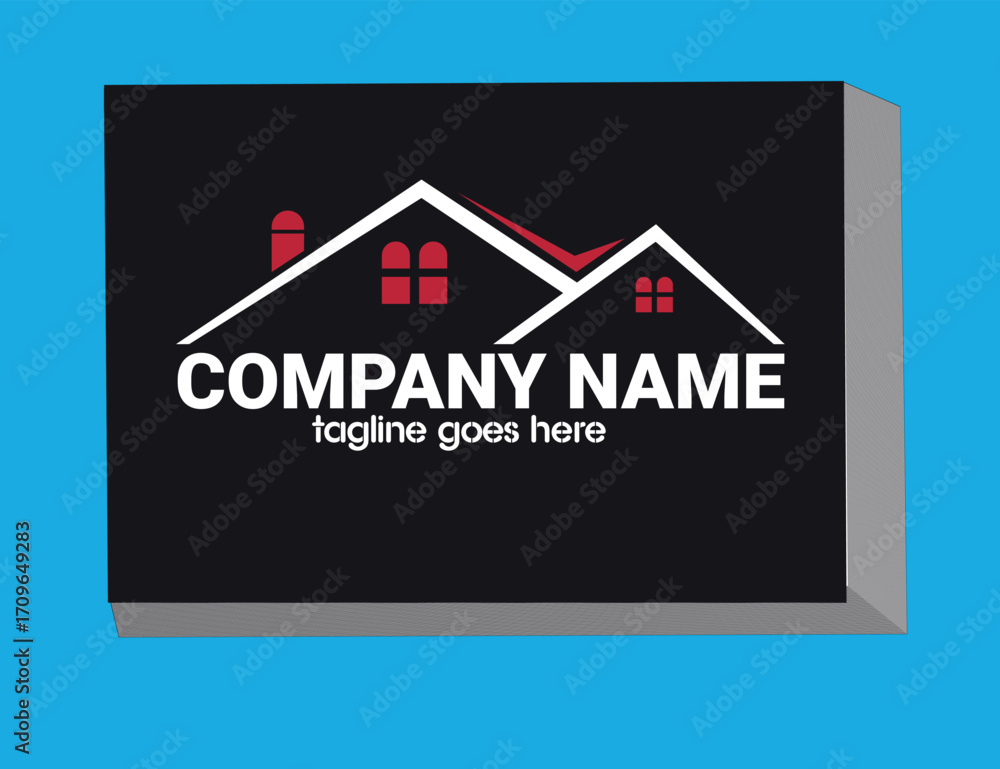 Fototapeta premium Simple Real Estate Logo
