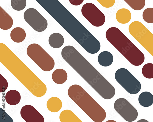 abstract art modern background pattern texture digital design colorful trendy geometry shapes contemporary circle rectangle symmetry diagonal decorative arrangement aesthetic retro