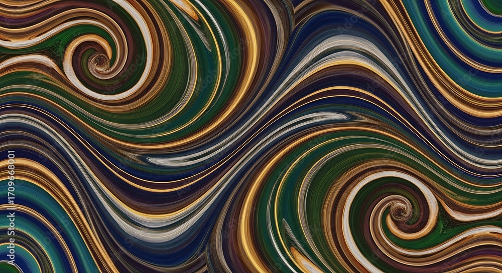 Fototapeta premium Abstract Swirling Patterns.