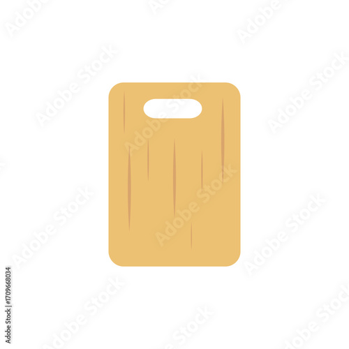 Cutting board icon design template isolated