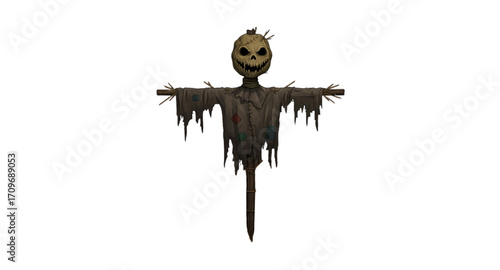The creepy scarecrow 