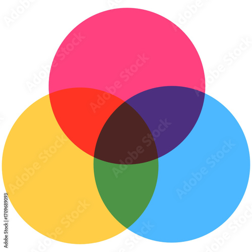 Vibrant color wheel vector illustration of a circular color spectrum circle transparent background