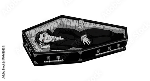 Coffins and vampires 