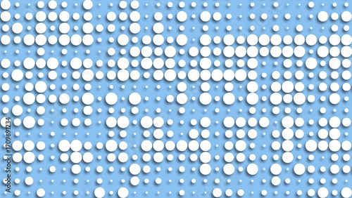 Perforated 3D backdrop with shadow for design