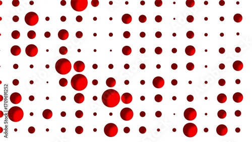 Perforated 3D backdrop with shadow for design