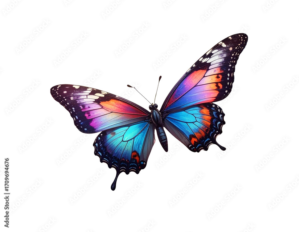 Obraz premium Butterflies in flight 