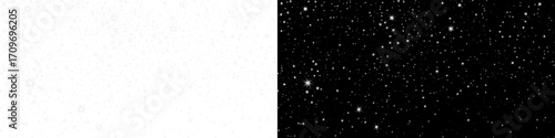 A starry PNG graphic overlay design with transparent stars for
