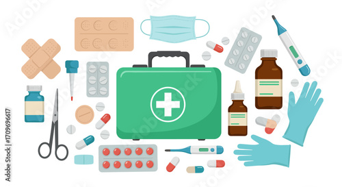 First Aid Kit and Medical Supplies 1.