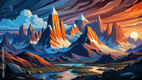 Torres del Paine National Park in Chile presents dramatic granite spires, shimmering glaciers, and wind-sculpted steppe under sweeping Patagonian skies, embodying wild beauty and geological wonder in 