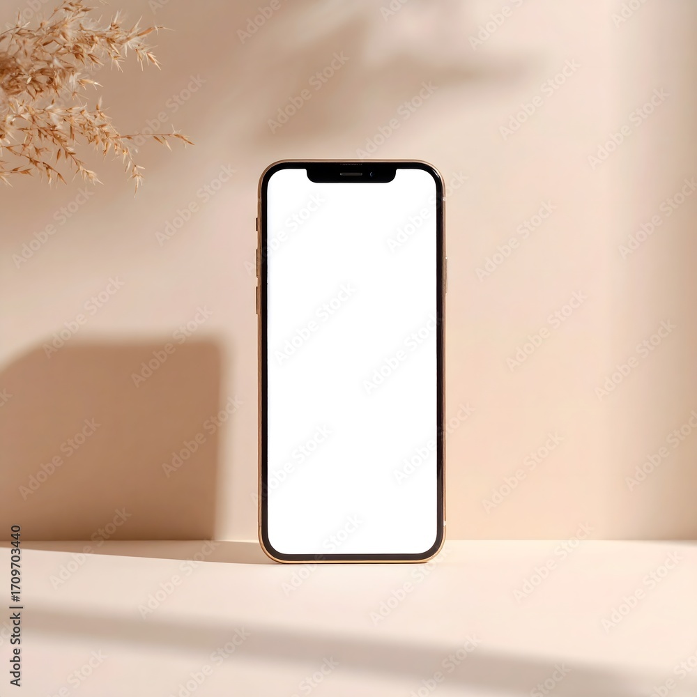 Minimalist Smartphone Mockup Minimalist Smartphone Mockup