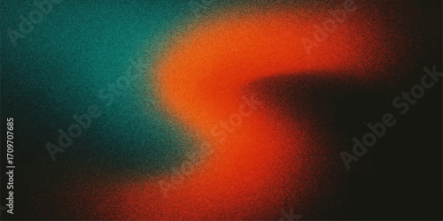 A hot, fiery explosion of red and orange smoke creates a vibrant, abstract background with glowing circles and a grunge texture