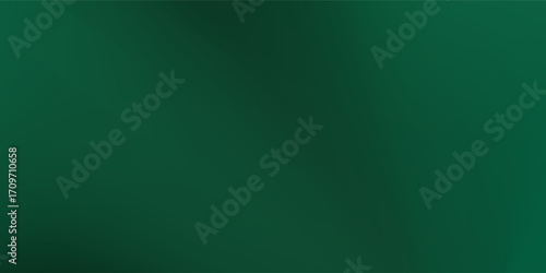 Dark green abstract gradient background simple. Simple texture mesh effect. Modern minimalist green design.