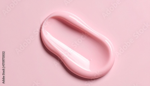 ピンク色のクリーム