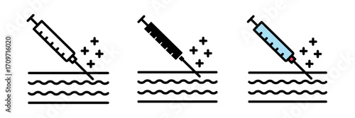 Botox injection icon
