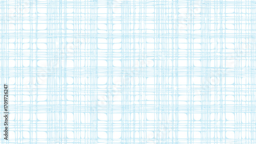 Blue and white plaid fabric texture background. Seamless pattern checkered wallpaper.