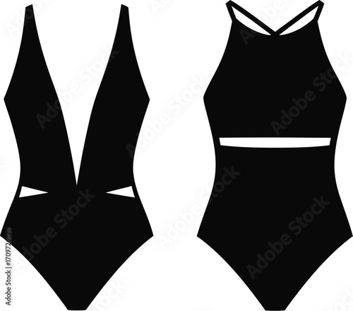 Shop black one piece swimsuits stylish swimwear online today