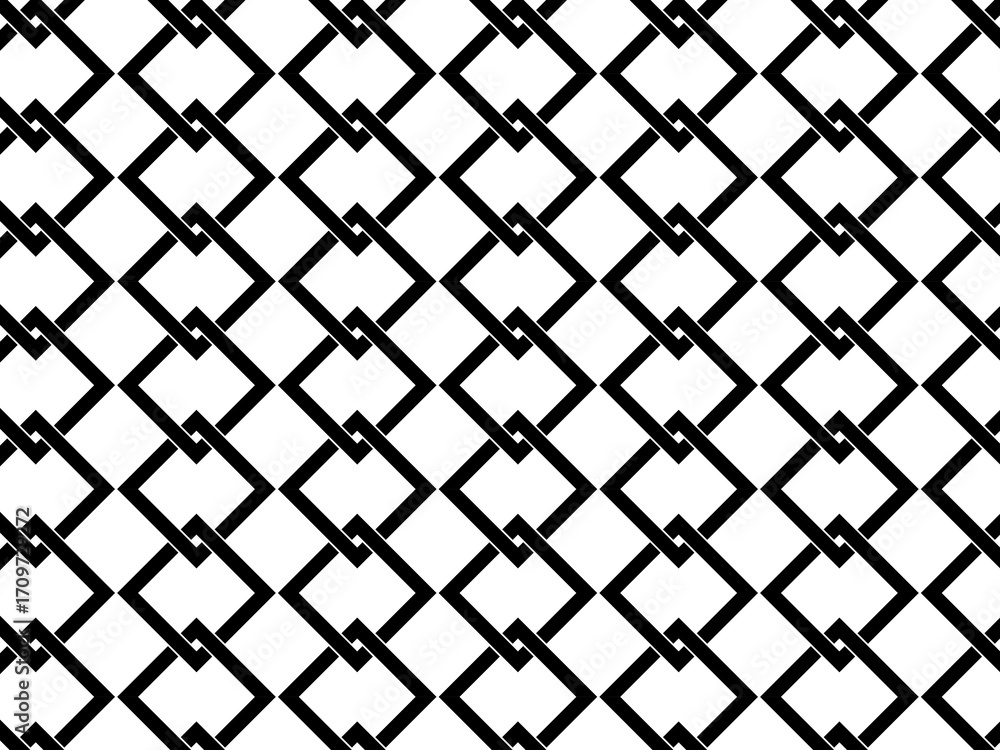 Fototapeta premium 釘抜き紋様の和風背景素材