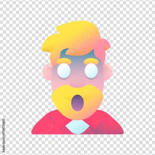 Shocked Surprised Face Icon