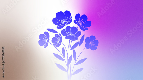 mimalistic vector flowers