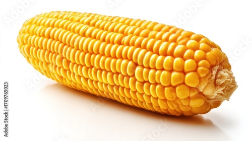 Single ear of corn isolated