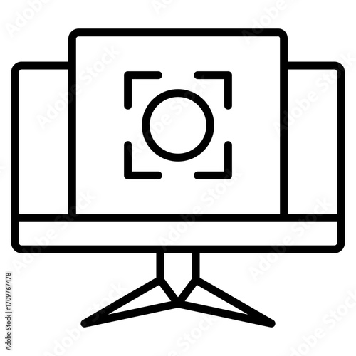 Screen Recording line icon