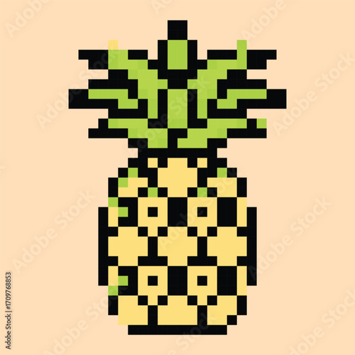 Pixel art vector themed summer with beach, sun, and fun activities elements.Pixel art vector themed summer with beach, sun, and fun activities elements.