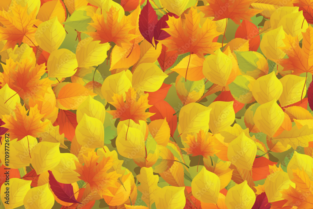 custom made wallpaper toronto digitalautumn fall leaves colorful back front view