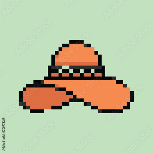Pixel art vector themed summer with beach, sun, and fun activities elements.Pixel art vector themed summer with beach, sun, and fun activities elements.
