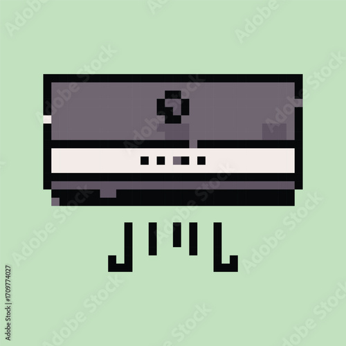 Pixel art vector themed summer with beach, sun, and fun activities elements.Pixel art vector themed summer with beach, sun, and fun activities elements.