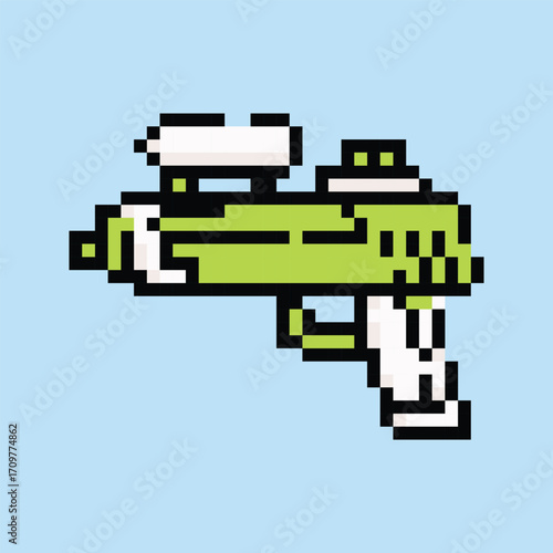 Pixel art vector themed summer with beach, sun, and fun activities elements.Pixel art vector themed summer with beach, sun, and fun activities elements.