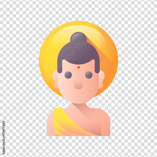 Buddha Statue Meditation Icon